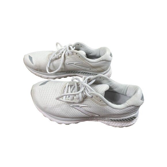 Brooks Adrenaline GTS 20 Womens White Running Shoes Size 9.5B SKU 8562 - Picture 4 of 11
